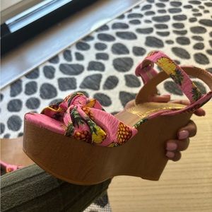 Pink Pineapple Sandals